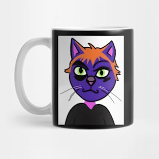 Angry Disgruntled Cat Of Nightmares Mug